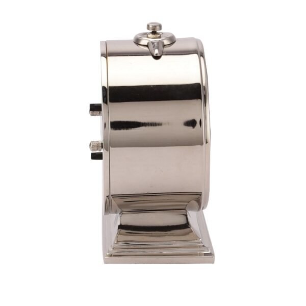 Erzo Alarm Silver Table Clock - Image 5