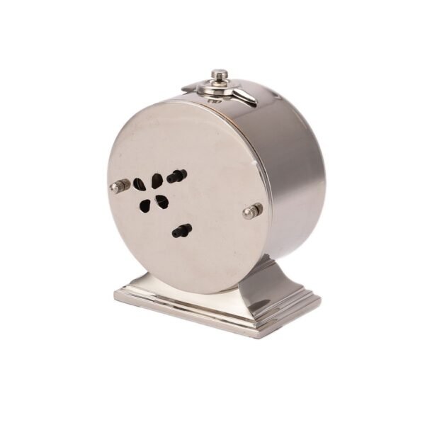 Erzo Alarm Silver Table Clock - Image 6
